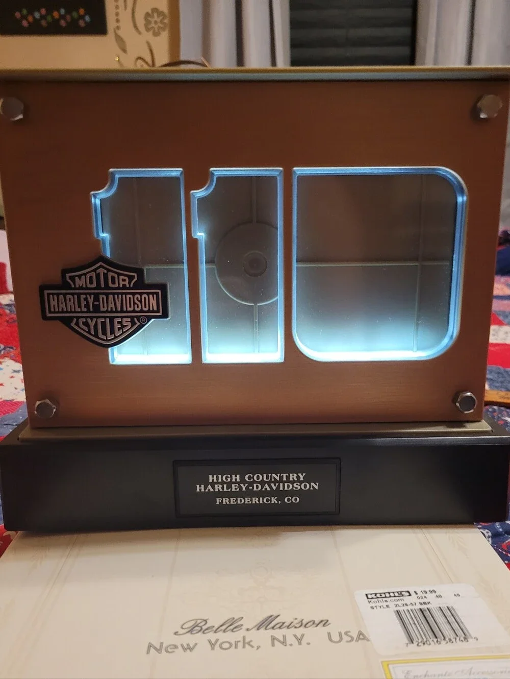 Harley Davidson Light Up Picture Frame